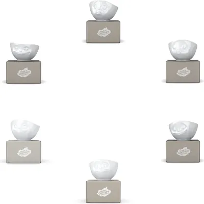 Produktbild von Fiftyeight Schalen-Set 6-tlg.  500 ml Nr 001 weiß Müslischalen