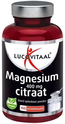 Produktbild von Magnesium 400 mg Citrat-Pulver (100 Dosen)