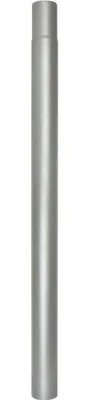 Image de Rallonge LED pour mât d'éclairage réglable en hauteur 1 m pour éclairage de parking, éclairage public, éclairage industriel, gris