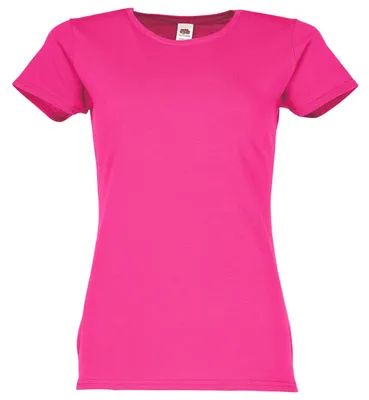 Produktbild von Fruit of the Loom Ladies Iconic 150 T-Shirt Farbe: fuchsia Größe: L