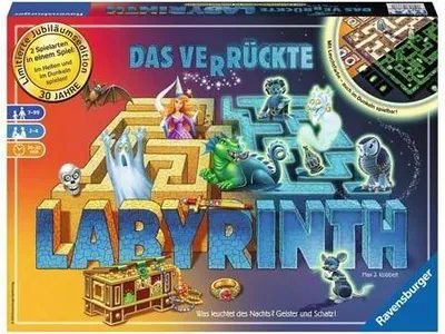 Produktbild von Ravensburger Familienspiel Such- & Schiebespiel Labyrinth Glow in the dark 26687
