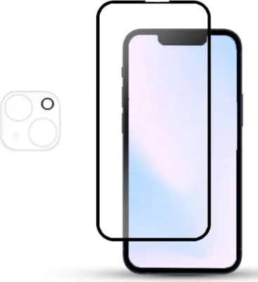 Obrázek produktu pro 1 balení IPHONE 13 MINI ochrana displeje a objektivu z tvrzeného skla 9H