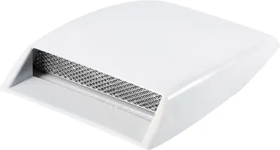 Image de Voiture Voiture Décoratif flux d'air d'admission Scoop Capot moteur Vanneur Autocollant Couverture Capuchon blanc