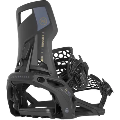 Produktbild von Nidecker Supermatic Snowboardbindungen Schwarz M Schwarz M