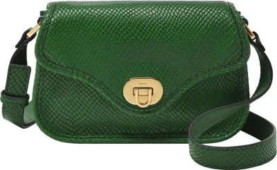 Produktbild von FOSSIL Umhängetasche Schultertasche Heritage Flap Crossbody Medium Green tannengrün