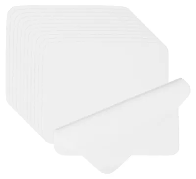 Mikrofaser-Reinigungstuch 12er-Pack 17,5x14,5 cm weiß