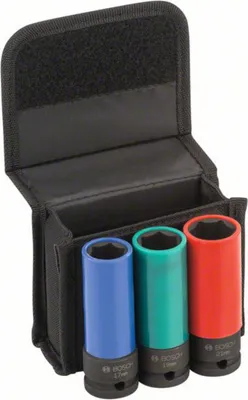 Image de Bosch 2608551102 Bosch Steckschlüssel-Set 1/2 3-tlg.