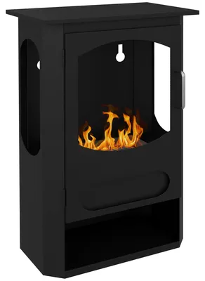 Produktbild von HOMCOM Ethanol-Kamin 7000 BTU Ethanol Ofen mit 3h Brenndauer, Flammenlöscher