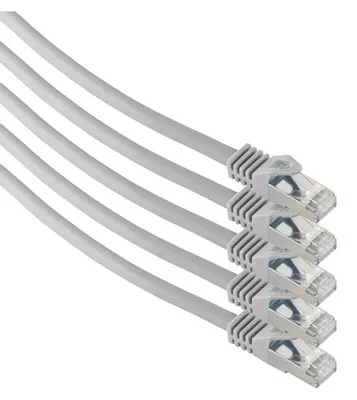 Produktbild von RJ45 Patchkabel m. CAT 7 Rohkabel  PIMF 0,25m