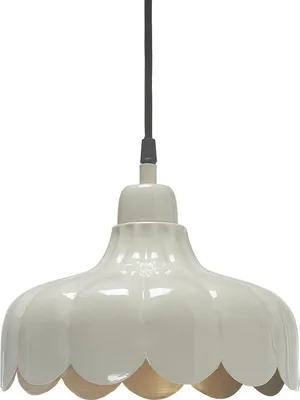 Produktbild von PR Home Wells Hängelampe 24 cm aus Metall mit Goldener Innenseite – Hochwertige Fenster Pendelleuchte in 7 Farben