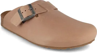 Produktbild von HAFLINGER Damen Herren Leder Clogs Porto, taupe 38