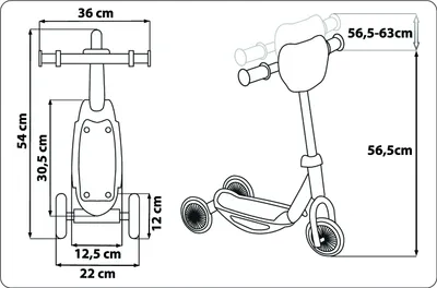 Produktbild von 3-Rad Scooter Spider-Man ABEC5