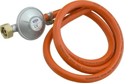 Immagine prodotto di Regolatore di pressione del gas 30mbar EN16129 - Set di tubi da 1,5m