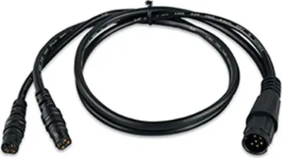 Immagine prodotto di Cavo adattatore Garmin da trasduttore a 6 pin a ecoscandaglio a 4 pin Nero 6 a 4 pin Nero 6 a 4 pin