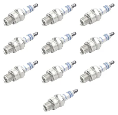 Imagen del producto de 10 bujías de un electrodo, marca BOSCH, línea IAM, compatibles con, entre otros, el modelo RENAULT 4