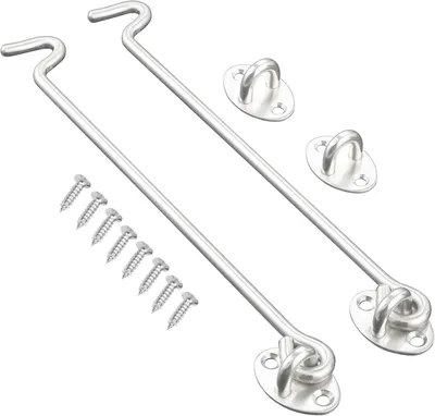 Produktbild von Türschlösser aus Edelstahl, 12 Zoll, 2er Set, für Garten, Tor, Garage