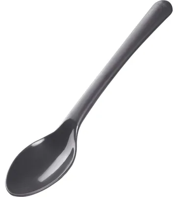 Produktbild von Mehrweg Teelöffel, 14cm, Schwarz, PP | Packung (100 Stück)