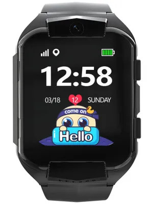 Produktbild von Pacific Kinder-Smartwatch Pacific 32 4G LTE SIM Schwarz Kinder-Smartwatch Pacific-PC00319