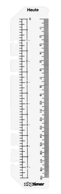 Produktbild von BSB 02-0288 Tagesanzeiger Ersatzeinlage A7 Lineal