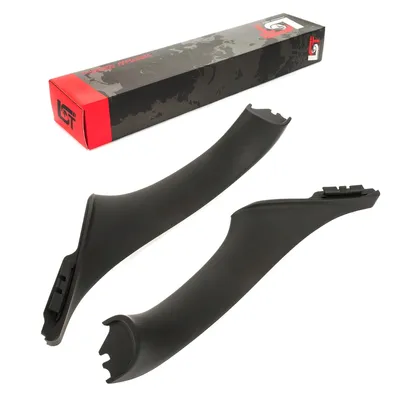Produktbild von 2x Zuziehgriff Blende innen Set hinten links rechts schwarz für BMW 5er F10 F11