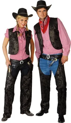 Produktbild von Herrenkostüm Cowboy Sheriff Western Wilder Westen Fasching Karneval Chaps