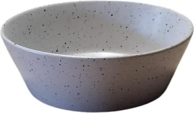 Produktbild von Schüssel und Salatbehälter, Farbe Grau - Durchmesser 15,5 cm