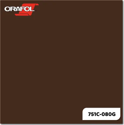 Produktbild von ORAFOL ORACAL 751C Meterware - 080 BROWN in 126 x 100cm