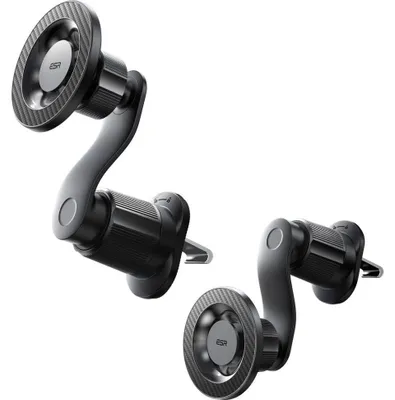 Image de Support magnétique pour téléphone portable pour voiture, compatible MagSafe, ESR Omnilock 2B523, noir