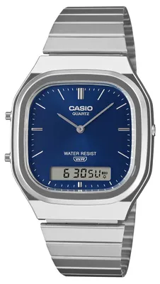 Casio AQ-240E-2A2EF Edgy Collection Armbanduhr AnaDigi Blau 1