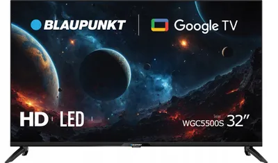 Zdjęcie produktu dla Telewizor Blaupunkt 32 cale 32" LED Google TV HD Ready czarny