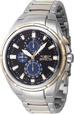 Obrázek produktu pro Invicta Sea Vulture 47821 Pánské hodinky - Quartz Movement - Nerezová ocel s černým ciferníkem - 46 mm