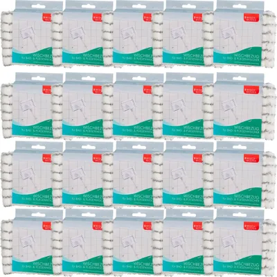 Immagine prodotto di Novaliv 20x ricambio copertura in microfibra detergente per piastrelle bagno muro tergicristallo per piastrelle bagno detergente per piastrelle bagno mop