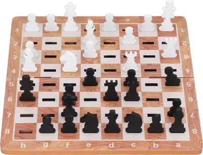 Produktbild von Holzschachspiel für Kinder und Erwachsene, tragbar, lustiges Klappbrett-Set für Urlaubsparty