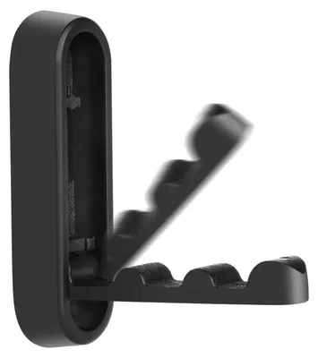 Produktbild von Wandgarderobenhaken, platzsparende, faltbare Garderobe, Wandgarderobe, Hakenleiste für Mäntel, Schals und Handtaschen (schwarz)