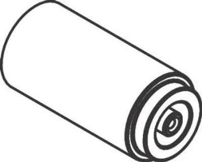 Produktbild von AXOR Axor 93580000or Edge Umstellerhülse Wannenmischer