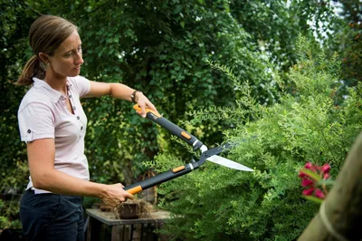 Productafbeelding van Fiskars SmartFit Telescopische Heggenschaar HS86 - Lengte: 68-93 cm; Artikelnummer: 1013565