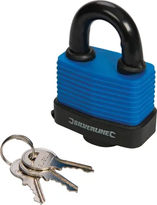 Produktbild von Silverline Wetterbeständiges Vorhängeschloss padlock 60 mm
