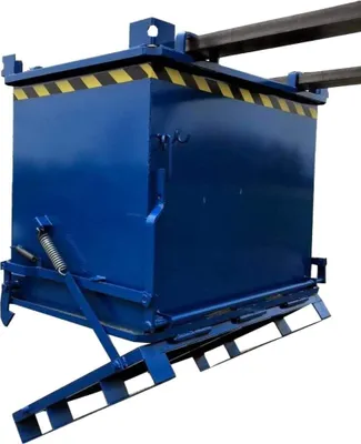 Produktbild von Klappbodencontainer Klappbodenbehälter Gabelstapler Tragkraft 1,5 t / Vol. 1m³