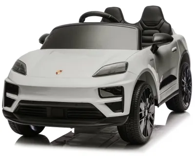 Produktbild von Porsche Macan - Kinder Elektroauto - 12V - mit Fernbedienung - Grau
