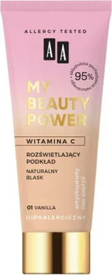 Obrázok produktu pre AA My Beauty Power Rozświetlający podkład 01 Vanilla, 30ml