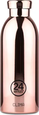 Produktbild von 24Bottles Clima, 500 ml, Tägliche Nutzung, Roségold, Edelstahl, Erwachsener, Edelstahl