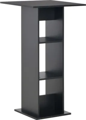 Obrázok produktu pre Barový stôl čierny 60x60x110 cm