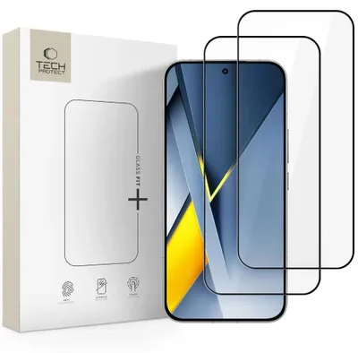 Obrázok produktu pre Tech-Protect Glass Fit+ 2 ks pre Xiaomi Poco F8 Pro Ultra - čierne