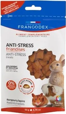 Productafbeelding van Francodex Pochoutka Anti-stress voor knaagdieren, 50g