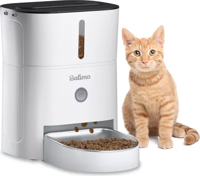 Produktbild von 3L Futterautomat Katze & Hund Automatischer Futterspender Pet Feeder mit Timer,intelligenter Futterspender fuer Haustiere
