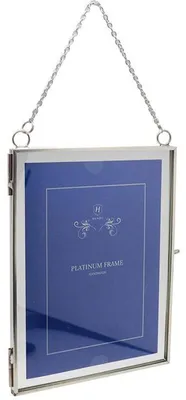 Image de Cadre métallique Henzo Vintage pour 2 photos 15 x 20 cm, argenté