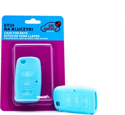 Productafbeelding van EINPARTS sleutelhouder EPKC08, lichtblauw, voor VW Transporter V Bus (7HB, 7HJ, 7EB, 7EJ, 7EF, 7EG, 7HF, 7EC), siliconen, blisterverpakking