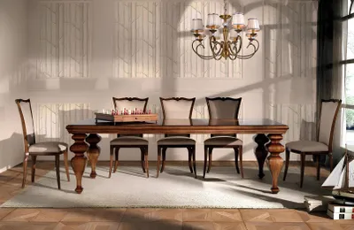 Produktbild von Tisch Klassischer Esstisch Barock Rokoko Möbel Italienische