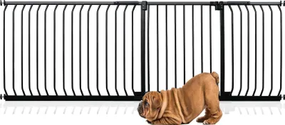 Produktbild von Bettacare Elite Hundegitter, 207cm - 216cm, Schwarz