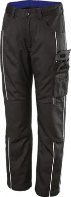 Produktbild von Powerfix Kinderhose Handwerker-Stil Arbeitshose Strapazierfähig Schwarz 140